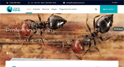 Desktop Screenshot of fumigacionessos.com